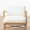 Alder Lounge Chair - Natural Oak | Linen Blend