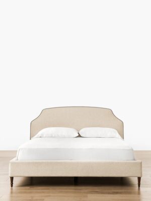 Cambridge Beige Upholstered Bed