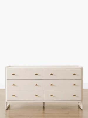 Alina Dresser – Ivory Lacquer | Brass Handles