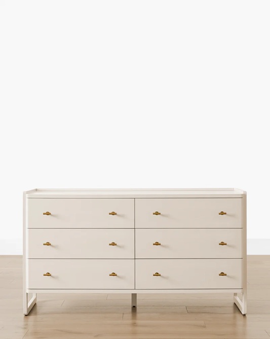 Alina Dresser – Ivory Lacquer | Brass Handles