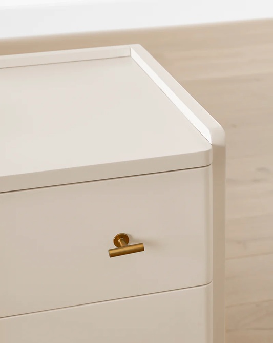 Alina Dresser – Ivory Lacquer | Brass Handles