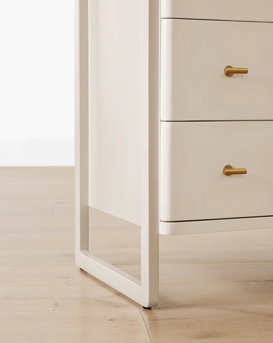 Alina Dresser – Ivory Lacquer | Brass Handles