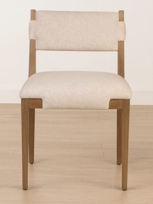 Arden Dining Chair – Walnut Frame | Linen Upholstery