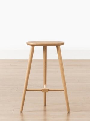 Baxter Counter Stool – Natural Solid Oak Finish