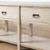 Brighton Console Table – Weathered Oak Finish