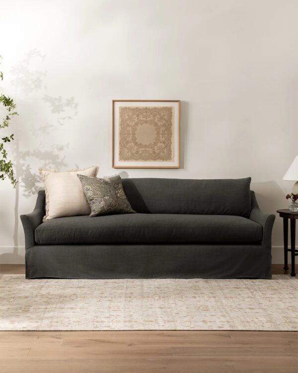 brixton-sleeper-sofa-charcoal-linen-slipcover-3 Brixton Sleeper Sofa – Charcoal Linen Slipcover