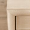Callum Nightstand – Light Oak | Brass Knobs