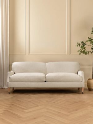 Clara Sofa – Natural Linen Blend