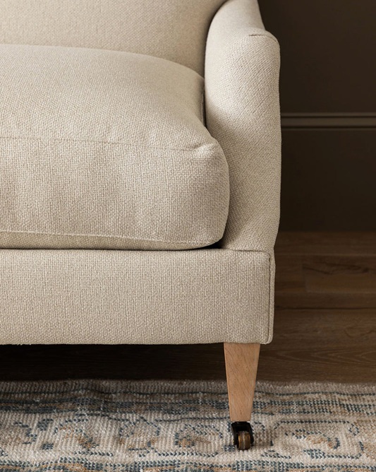 Clara Sofa – Natural Linen Blend