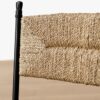 Atlas Dining Chair – Black Frame | Woven Seat