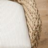 Dakota Armchair – Rattan Back | Fabric Seat