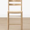 Oslo Counter Stool – Natural Oak | Woven Seat