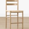 Oslo Counter Stool – Natural Oak | Woven Seat
