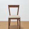 Crosby Dining Chair – Modern Walnut | Padded Seat