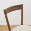 Crosby Dining Chair – Modern Walnut | Padded Seat