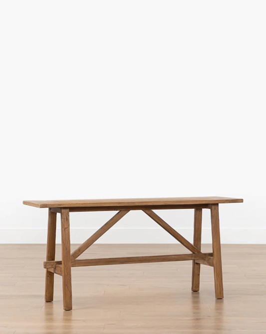 Dalton Console Table – Natural Oak Finish