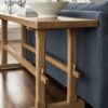 Dover Console Table – Natural Oak Finish