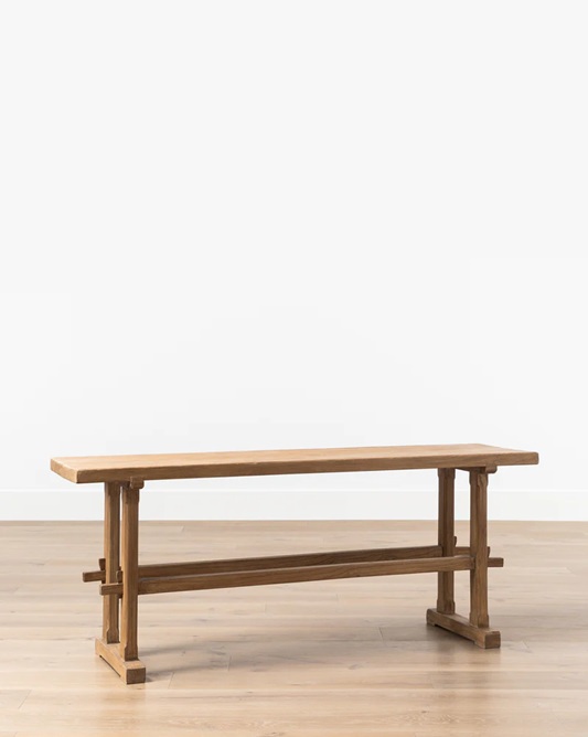 Dover Console Table – Natural Oak Finish