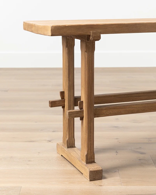 Dover Console Table – Natural Oak Finish