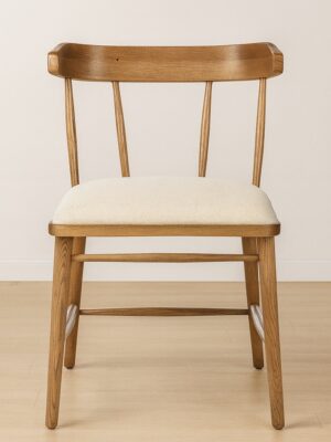 Elliot Dining Chair – Oak Frame | Linen Seat