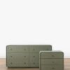 Ellora Dresser – Sage Green | Brass Knobs