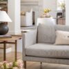 Emerson Sofa – Textured Taupe Corduroy