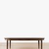 Kimora Extension Dining Table – Walnut Finish | Rounded Edges