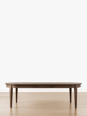 Kimora Extension Dining Table – Walnut Finish | Rounded Edges