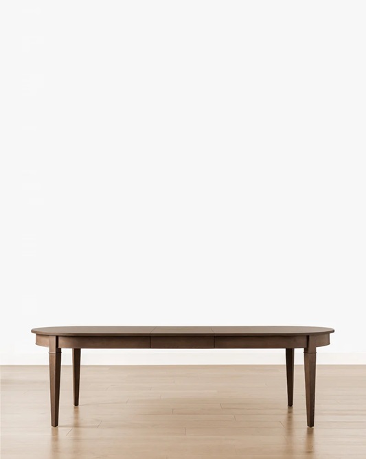 Kimora Extension Dining Table – Walnut Finish | Rounded Edges
