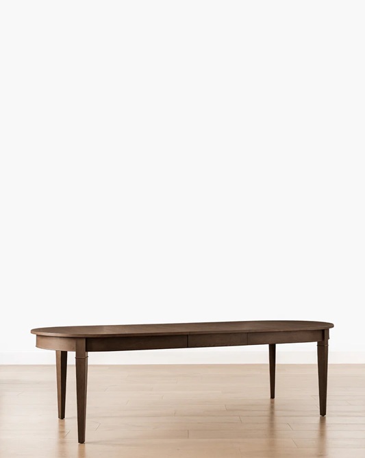 Kimora Extension Dining Table – Walnut Finish | Rounded Edges