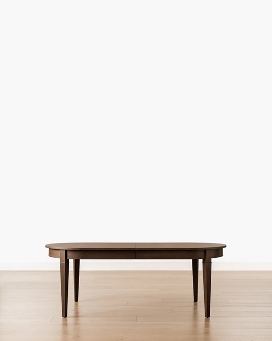 Kimora Extension Dining Table – Walnut Finish | Rounded Edges