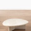 Langley Oval Coffee Table – Travertine Stone Finish