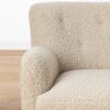 Liana Sofa – Cream Bouclé Upholstery