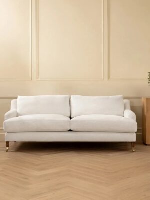 Lydia Sofa – Light Linen Weave
