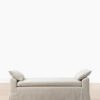 maeva-bench-upholstered-linen-skirted-base-1 Maeva Bench – Upholstered Linen | Skirted Base