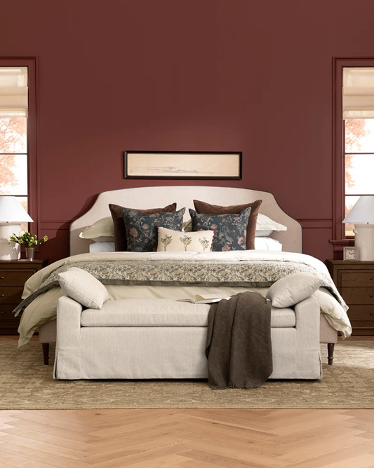 maeva-bench-upholstered-linen-skirted-base-4 Maeva Bench – Upholstered Linen | Skirted Base