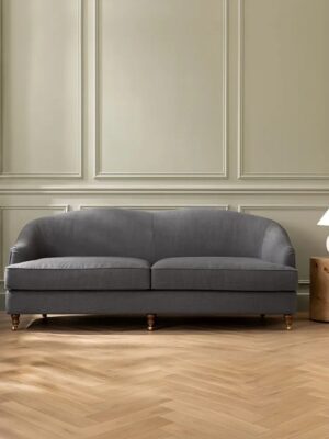 Margot Sofa – Charcoal Linen Blend
