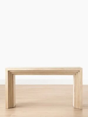 Marlow Console Table – Light Oak Veneer Finish