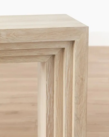 Marlow Console Table – Light Oak Veneer Finish