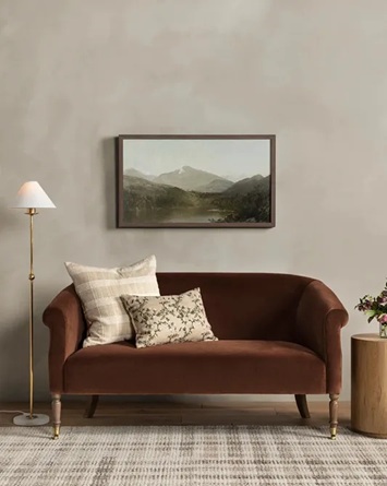 mila-sofa-velvet-cocoa-upholstery4 Mila Sofa – Velvet Cocoa Upholstery