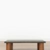 Orion Coffee Table – Charcoal Stone Top | Walnut Base