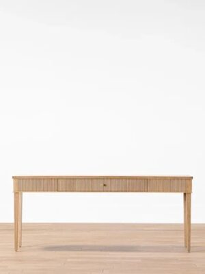 Remington Console Table – Fluted Oak Front
