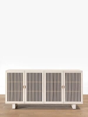 Soren Sideboard – Natural Slatted Oak Finish