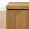 Sorrento Sideboard – Natural Oak Geometric Design