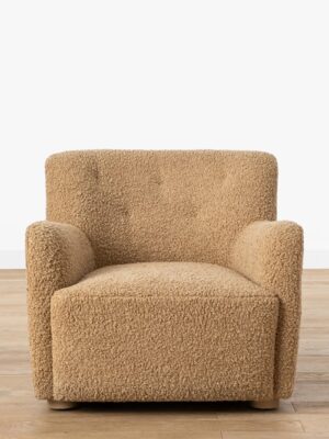 Talia Lounge Chair – Textured Bouclé | Modern Form