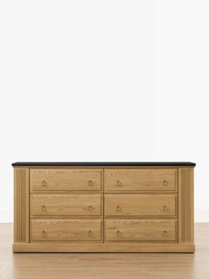 Tallon Dresser – Natural Oak | Stone Finish