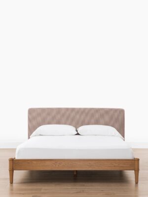 tessaro-bed-natural-oak-upholstered-backrest-1 Tessaro Bed – Natural Oak | Upholstered Backrest