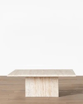 Verona Coffee Table – Natural Travertine Stone
