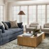 Vuti Sofa – Midnight Blue Linen Blend