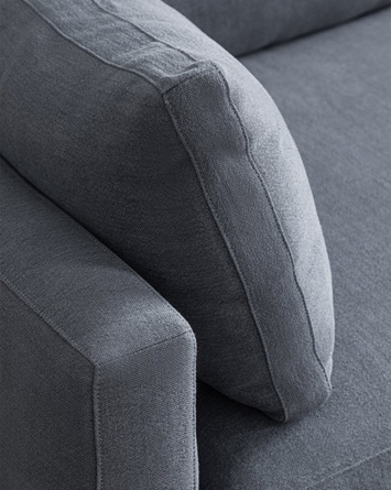 Vuti Sofa – Midnight Blue Linen Blend